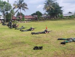 Tingkatkan Kemampuan Prajurit, Kodim 1412/Kolaka Gelar Latihan Menembak