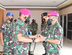 Danlantamal XI Pimpin Sertijab Dandenma dan Kadiskes Lantamal XI