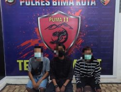 Beli Handphone Curian, Tiga Terduga Penadah Digelandang Tim Puma 2