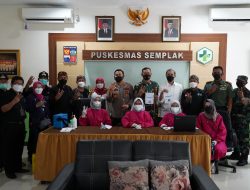 Danrem 061/Sk Bersama Forkopimda Kota Bogor Laksanakan Vaksin Ke III Boester di Pukesmas Semplak