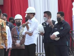 Presiden Jokowi Resmikan Groundbreaking Proyek Hilirisasi Batu Bara Menjadi DME di Kawasan Industri Tanjung Enim