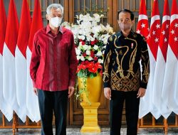 Presiden Jokowi Terima PM Lee Di Bintan