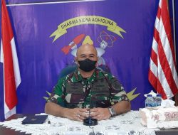 Lewat Vicon, Komandan STTAL Ikuti Rapat Taklimat Awal Pemeriksaan BPK