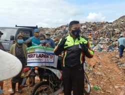 Berhati Mulia, Bripka Zulhamsyah Gelar RPL Di Tempat Pembuangan Sampah