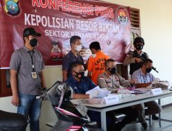 Polsek Bintan Utara Polres Bintan Tangkap Pelaku Pencurian Yang Meresahkan Masyarakat