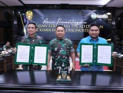 TNI AD Gandeng PT. Kimia Farma Salurkan Vaksin Dan Sembako