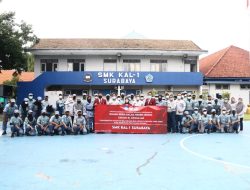 Misi Bela Negara Mahasiswa Unhan Sasar Siswa SMK KAL-1 Surabaya