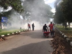 SB Babel Bakamla RI Aksi Bersih Sampah Dan Prokes Di Kawasan Perkantoran Gubernur