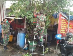 Kerja Bhakti Bersama, Bukti Nyata TNI Dalam Mewujudkan Lingkungan Yang Bersih Dan Bebas Corona