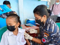 Lindungi Pelajar Sekolah Dasar, Koarmada III Gencar Laksanakan Vaksinasi Covid-19