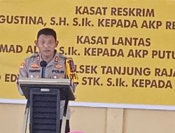 Kapolres Ogan Ilir AKBP Yusantiyo shandi Pimpin Sertijab di Jajarannya