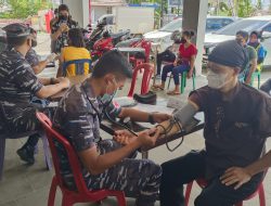 Vaksinasi Mandiri Harian Koarmada III Serbu Pusat Perbelanjaan Di Sorong