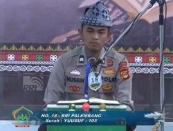 Muhammad Husein Terpilih Menjadi Qori Terbaik Mewakili Sumsel Pada Ajang PTQ Nasional ke-52 Di Takengon, Provinsi Aceh
