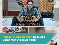 Pelajar Di Banda Aceh Spesialis Curanmor Dibekuk Polisi