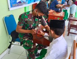 Percepat Program Vaksinasi Covid-19, Koarmada III Datangi Madrasah Ibtidaiyah Negeri Kab Sorong