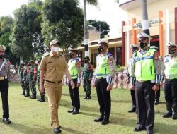Polres Pagar Alam Gelar Pasukan Ops Ketupat Musi Hari Raya Idul Fitri 1443 H