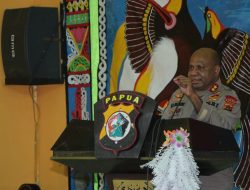 Tingkatkan Kualiitas Personel Di Jajaran, Kapolda Papua Beri Aarahan Dan Tatap Muka Di Polres Waropen