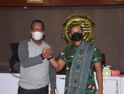 Berhasil Budidaya Udang Vaname Lantamal V Terima Kunjungan DPRD Kabupaten Sikka