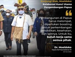 Kepala Staf Kepresidenan Dr. Moeldoko Melakukan Kunjungan Kerja Di Biak Numfor Papua
