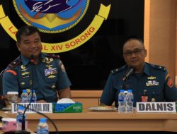 Danlantamal XIV Terima Tim Audit Kinerja Inspektorat Jenderal TNI Di Mako Lantamal XlV