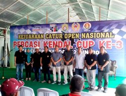 Kejuaraan Catur Open Nasional Percasi Kendal Cup ke-3 Resmi Dibuka