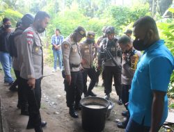 Polisi Musnahkan 500 Liter Miras Lokal di Nabire