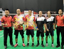 Tak Diunggulkan Polda Papua Barat Tembus 8 Besar Badminton Bhayangkara Cup III