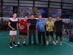 Sejumlah Mantan Atlet Nasional Hadir Pada Penutupan Kejuaraan Badminton Bhayangkara Cup Polda Sumsel