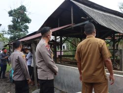 Cegah PMK Pada Ternak, Kapolresta Deli Serdang Tinjau Langsung Vaksinasi Hewan di Desa Sugiharjo Batang kuis