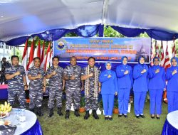 Pangkoarmada III dan Ketua Daerah Jalasenastri Armada III Melaksanakan Kunjungan Kerja Ke Lanal Ternate