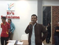 Indra Jaya Usman Gelar Turnamen Bulutangkis Perang Bintang IJU Cup di Gedung Gor BY’U Badminton 