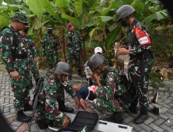 Latopsduk II TNI AL : Satgasdukkes Evakuasi Medis Korban Ranjau