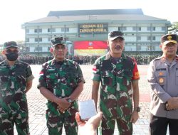 Pimpin Apel Gelar Pasukan Pam VVIP RI-1, Pangdam XII/Tpr Harap Masyarakat Sambut Baik Kunjungan Presiden