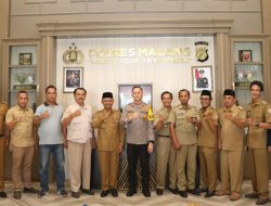 Kapolres Malang Kolaborasi Rencana Pembentukan Media Center Asosiasi Kades Kabupaten Malang