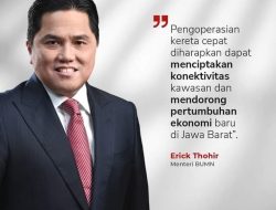 Menteri BUMN Erick Thohir Menyatakan Rencana Untuk Mengintegrasikan MRT, LRT dan Kereta Cepat