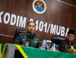 Kodim 0401/Muba Gelar Rapat Persiapan HUT TNI ke -77
