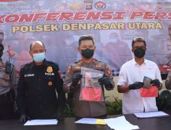 Polsek Denpasar Utara Amankan Residivis Pelaku Pencurian Rumah