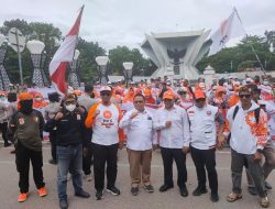 Polrestabes Palembang Pastikan Demo yang Dilakukan DPD PKS Berjalan Aman dan Tertib