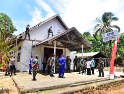 Sambut Peringatan HUT Ke-77 TNI Di Wilayah Sorong Gelar Acara Bakti Sosial