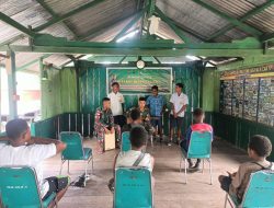 Ekspresikan Seni Musik Pemuda Papua, Satgas Yonif 126/KC Adakan Pelatihan Alat Musik Gratis 