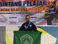 Prajurit Pomdam XVIII/Kasuari Serda Rico Raih Medali Emas Pencak Silat Bintang Pelajar Championship