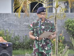 Karumkital Lantamal XI Pimpin Apel Khusus Peringatan Hari Kesehatan TNI Angkatan Laut Tahun 2022