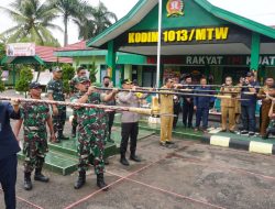 Kodim 1013/Mtw Gelar Lomba Sumpit Dalam Rangka Memeriahkan HUT TNI Ke – 77 Tahun 2022