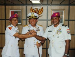 Pangkoarmada III Pimpin Upacara Sertijab Dua Jabatan Strategis Koarmada III