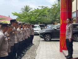 Polda Sumsel Gelar Kegiatan Pemberian dan Penerimaan Penghadapan Perwira Lulusan SIP Angkatan ke-51
