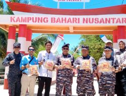 Koarmada RI Lakukan Verifikasi dan Penilaian Kampung Bahari Nusantara di Pulau Morotai