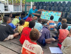 Calistung Satgas Mandala III Kopassus Di Kabupaten Asmat Papua