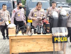 Wakapolrestabes Medan Cek Perlengkapan Dalmas Sat Samapta Polrestabes Medan