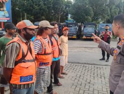 Sat Samapta Polrestabes Medan Laksanakan Razia, 11 Orang Menyaru Tukang Parkir