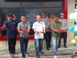 Tingkatkan Kerjasama Antara Media dan Kepolisian, Kapolres Banyuasin Launching Media Center